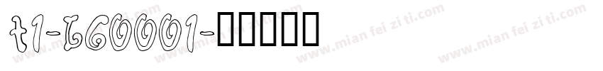 t1-b60001字体转换