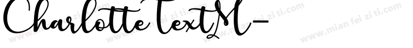 CharlotteTextM字体转换