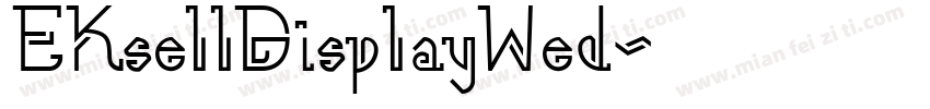 EKsellDisplayWed字体转换