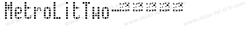 MetroLitTwo字体转换