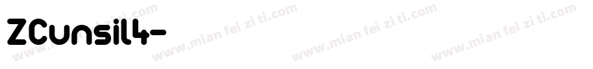 ZCunsil4字体转换