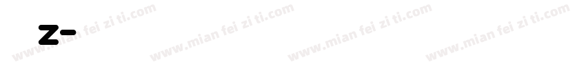 边框z字体转换