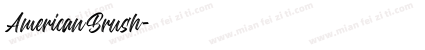 AmericanBrush字体转换
