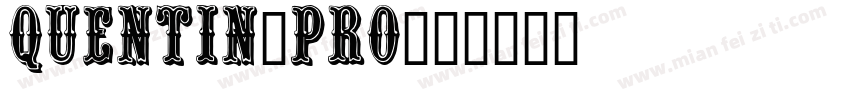 Quentin_Pro字体转换