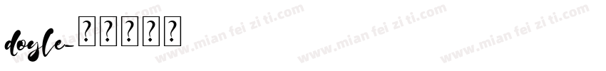 doyle字体转换