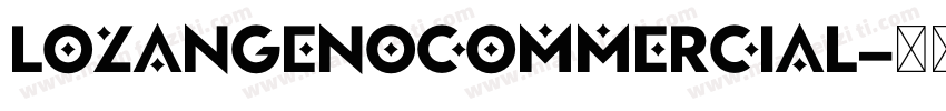 LozangeNoCommercial字体转换