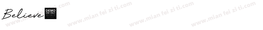 Believe字体转换