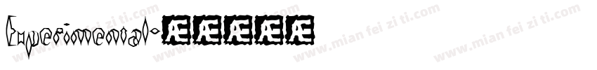 Experimental字体转换