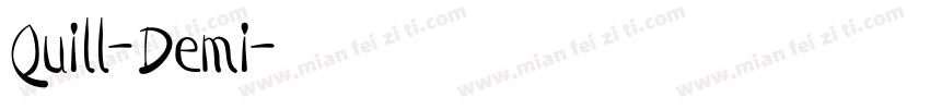 Quill-Demi字体转换