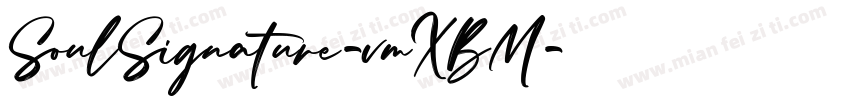 SoulSignature-vmXBM字体转换