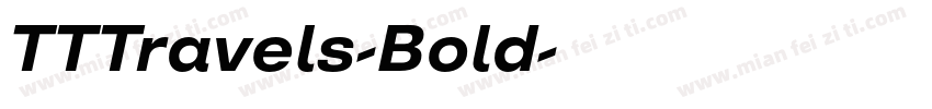 TTTravels-Bold字体转换
