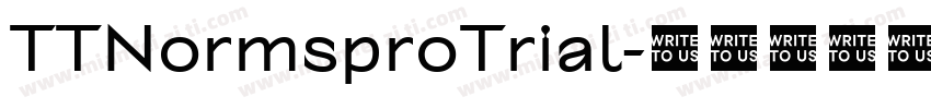 TTNormsproTrial字体转换