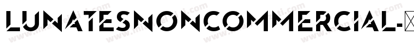 LunatesNonCommercial字体转换