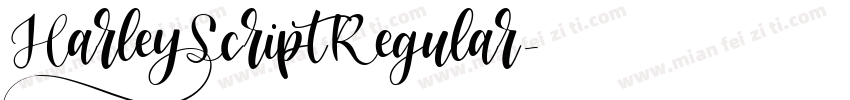 HarleyScriptRegular字体转换