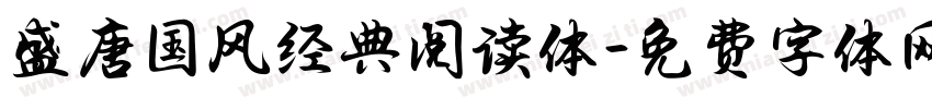 盛唐国风经典阅读体字体转换