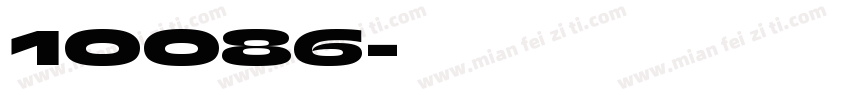 10086字体转换