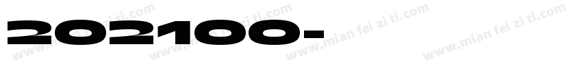 202100字体转换