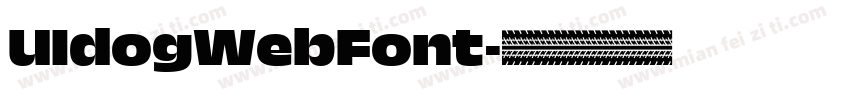 UIdogWebFont字体转换