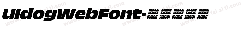 UIdogWebFont字体转换