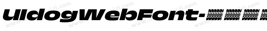 UIdogWebFont字体转换