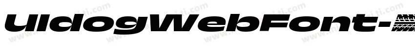 UIdogWebFont字体转换