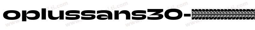 oplussans30字体转换