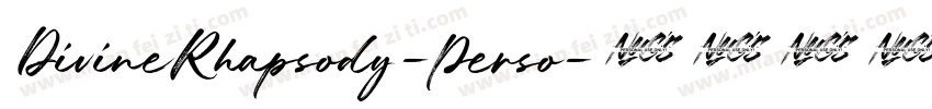 DivineRhapsody-Perso字体转换