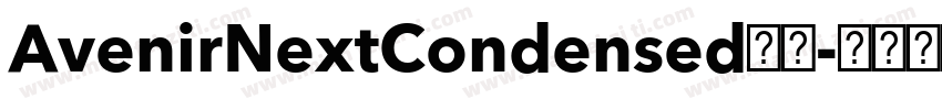 AvenirNextCondensed系列字体转换