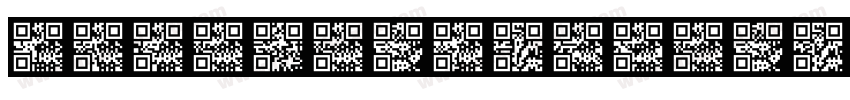 xiaosongQRfont字体转换