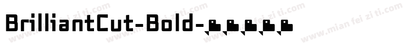 BrilliantCut-Bold字体转换