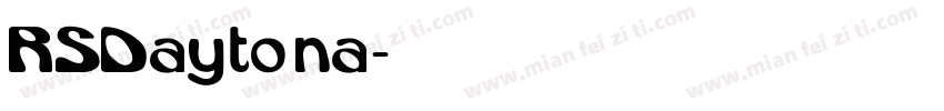 RSDaytona字体转换