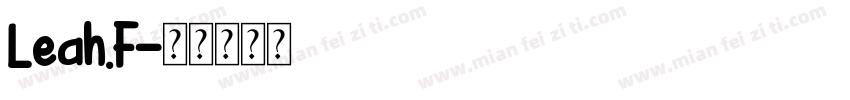 Leah.F字体转换