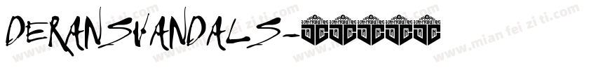 DeransVandals字体转换