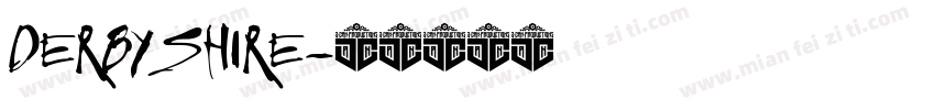 Derbyshire字体转换