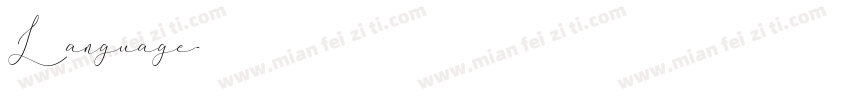 Language字体转换