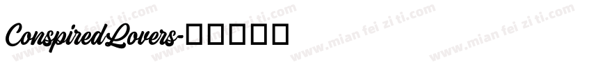 ConspiredLovers字体转换