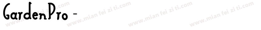 GardenPro◆字体转换