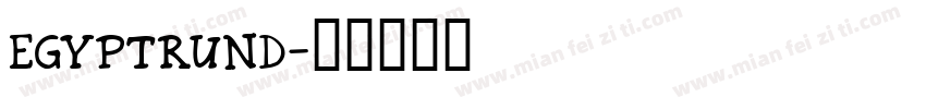 EgyptRund字体转换