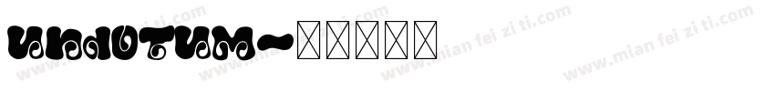 undotum字体转换