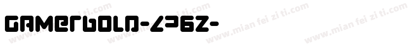GamerBold-ZP6z字体转换