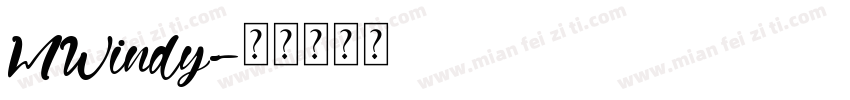 MWindy字体转换