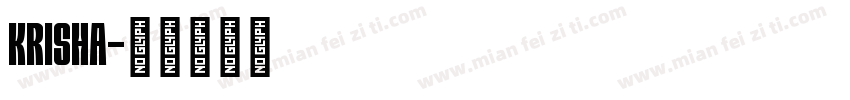 Krisha字体转换