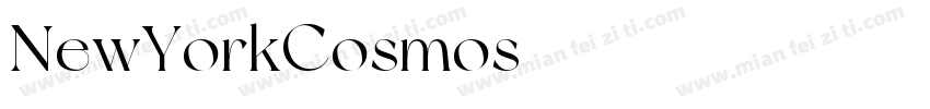 NewYorkCosmos字体转换