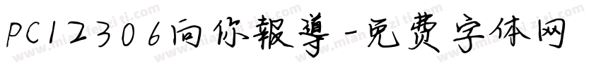 PC12306向你報導字体转换
