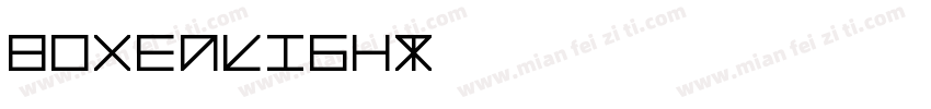 BoxedLight字体转换