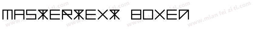 Mastertext-Boxed字体转换
