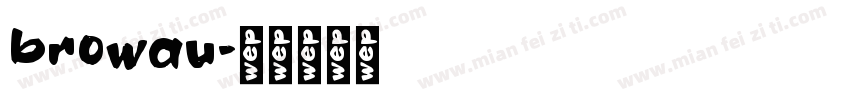 browau字体转换