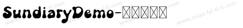 SundiaryDemo字体转换