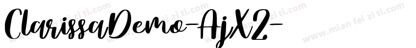 ClarissaDemo-AjX2字体转换