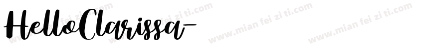 HelloClarissa字体转换
